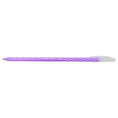 Caneta Esferográfica Cis Spiro Ponta Fina 0.7MM com Ponta Tipo Agulha 1 Unidade Roxo