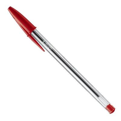 Caneta Esferográfica BIC Cristal 1.0 Ponta 1.0 mm para Escrita Suave Unidade Vermelho