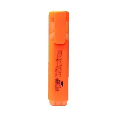 Marcador de Texto Vmp Papéis Neon Escolar com Ponta Precisa para Livros e Cadernos Unidade Laranja
