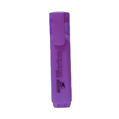 Marcador de Texto Vmp Neon Escolar Ponta Precisa 1 Unidade para Uso Escolar e Profissional Roxo