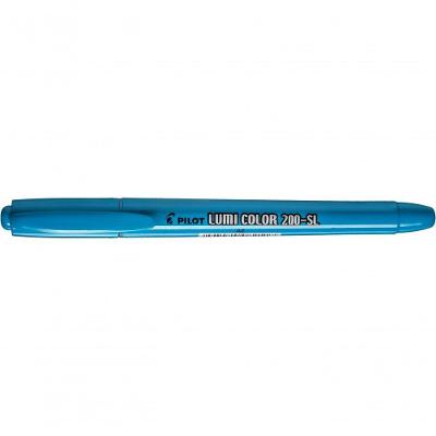 Marca-texto Pilot Lumi Color com Tinta Fluorescente e Ponta Chanfrada 4.0MM 1 Unidade Azul
