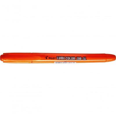 Marca-texto Pilot Lumi Color com Tinta Fluorescente e Ponta Chanfrada 4,0MM 1 Unidade Laranja