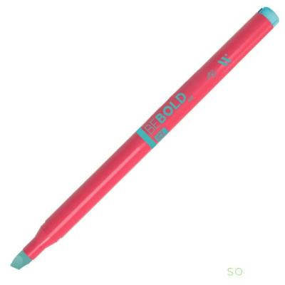 Marca-texto Newpen Be Bold Fit Ice (Azul) com Ponta Chanfrada 1 Unidade Azul