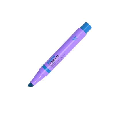 Marca-texto Newpen Be Bold Electric com Ponta para Linhas Finas Ou Largas Ideal para Estudos Azul