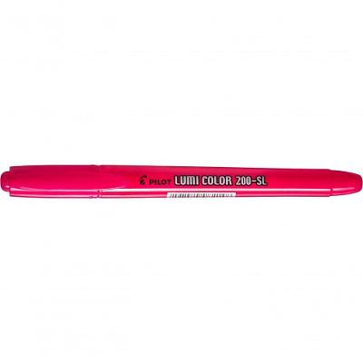 Marca Texto Pilot Lumi Color com Tinta Fluorescente e Ponta Chanfrada 4,0MM 1 Unidade Rosa
