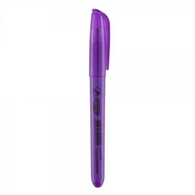 Marca Texto Escolar Fluorescente BRW Modelo Violeta com Ponta Chanfrada 4.0 mm 1 Unidade Violeta