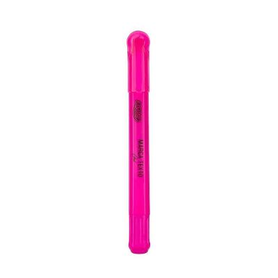 Marca Texto Fluorescente em Gel BRW com Secagem Rápida 1 Unidade Rosa