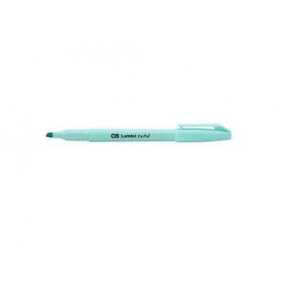 Marca Texto Cis Lumini Azul Pastel Ponta Chanfrada Traço 1-3,5MM Unidade Azul