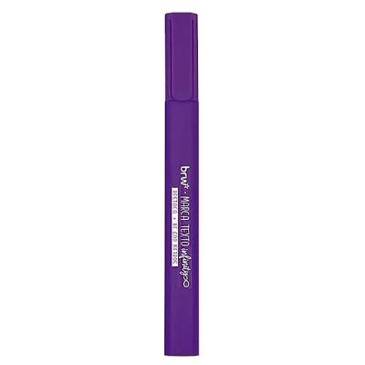 Marca Texto BRW Gigante Neon com Cheiro de Fruta 1 Unidade Roxo (Uva)