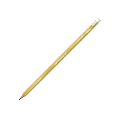 Lápis Preto Tilibra West Village Dourado Sextavado com Borracha N.2 Mina 2MM Unidade