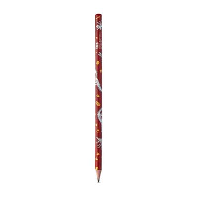 Lápis Grafite Tris Collection Dino HB nº2 com Corpo Cilíndrico 1 Unidade Marrom