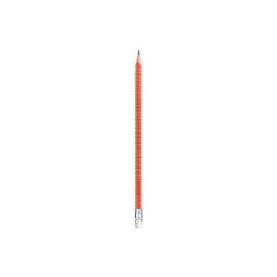 Lápis de Escrever Maped Kidy Learn Grip com Grafite HB e Borracha Embutida Vermelho e Amarelo