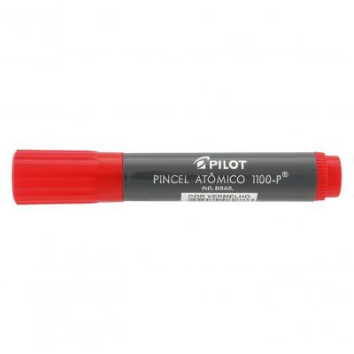 Pincel Atômico Pilot 1100-P com Ponta Chanfrada de Feltro Resistente para Diversas Superfícies