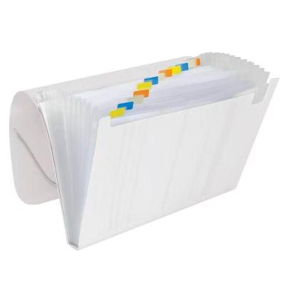 Pasta Sanfonada A4 OEM 12 Divisórias ACP com Etiqueta para Documentos Formato A4