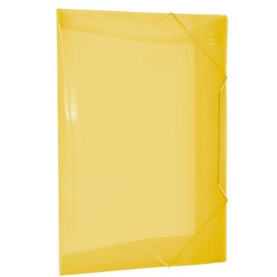 Pasta Aba Elástica sem Lombo DAC Line 332 X 232MM 1 Unidade para Documentos Amarelo