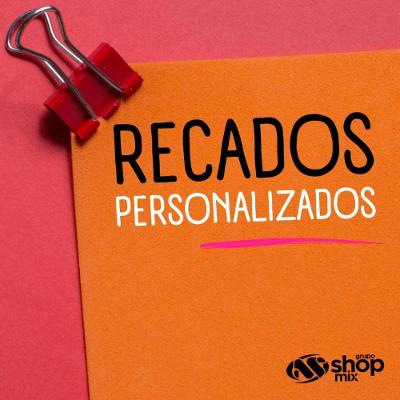 Panfleto Recadinho para Seu Cliente em Etiqueta Autocolante 15X9 para Avaliação Preto