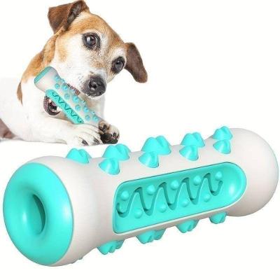 Brinquedo Pet Mordedor 3 em 1 OEM Osso Massageador para Cachorro em Borracha Azul 15cm 1 Unidade