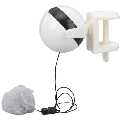 Brinquedo Interativo para Gatos Bola de Elevação Automática em ABS e Pelúcia Resistente a Rasgos 1