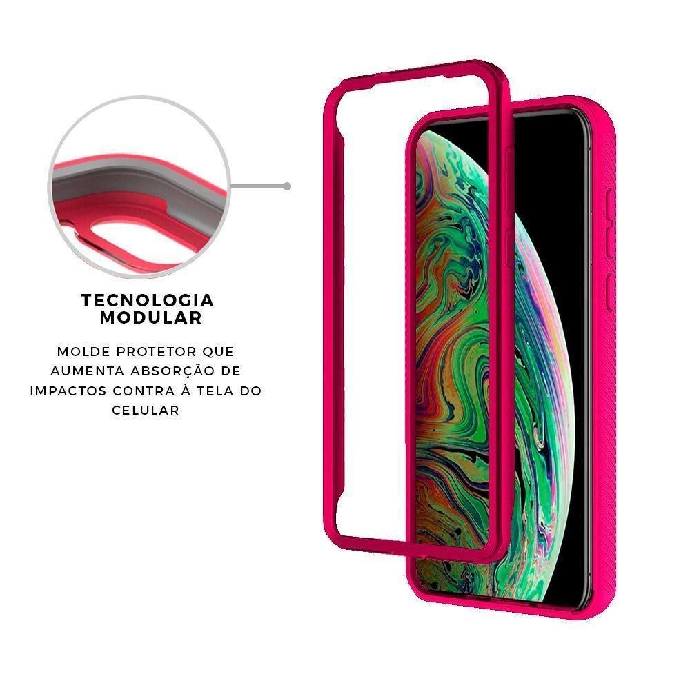 Capa Case Capinha Stronger Rosa Para Iphone Xs - Gshield - 5
