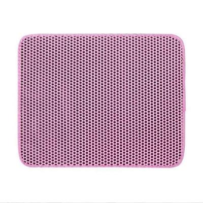 Tapete Higiênico para Gato OEM EVA Coletor de Areia Lavável Rosa 55 X 75CM 1 Unidade