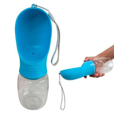 Garrafa Bebedouro Portátil Pets AB Mídia SU-COP Cães e Gatos Azul 350ML