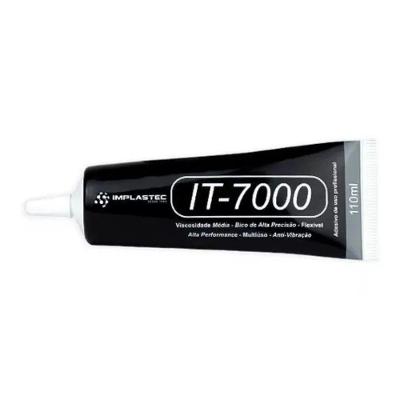 Cola para Celular Implastec IT 7000 para Reparos Precisos com Alta Resistência em Telas Touch, Vidro