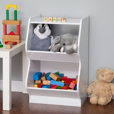 Organizador Infantil Arthur 2 Portas 2 Gavetas MDF 41cm Woodcore
