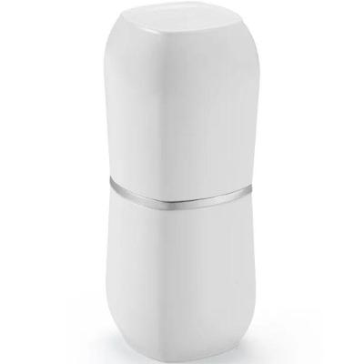 Porta Escova de Dente Arthi Conceito com Tampa para Acessórios de Higiene Plástico Branco