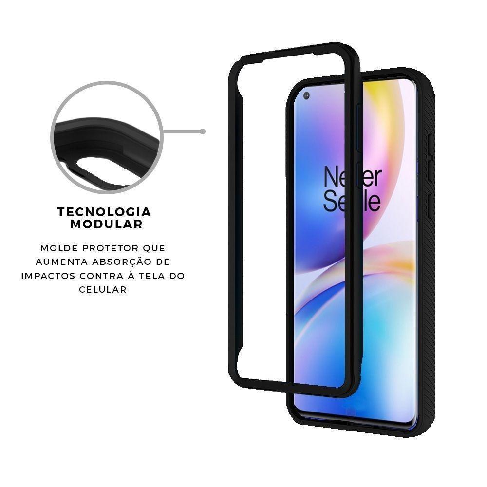 Capa Case Capinha Stronger Preta Para Oneplus 8 - Gshield - 5