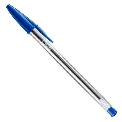 Caneta Esferográfica BIC Cristal 1.0 Ponta 1.0 mm Escrita Suave e Precisa 1 Unidade Azul