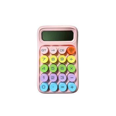 Calculadora Yins Brasil YP8802 10 Dígitos com Teclas Emborrachadas Visor Inclinado Candy Color