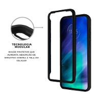 Capa Case Capinha Stronger Preta Para Motorola Moto One Fusion Plus - Gshield - 5