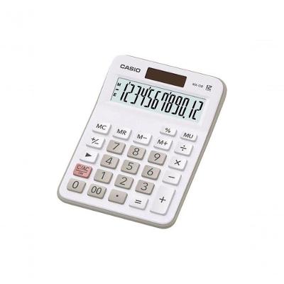 Calculadora de Mesa Casio DX-12B-W4-DC com 12 Dígitos, Teclado com Memória, Visor Amplo Branco