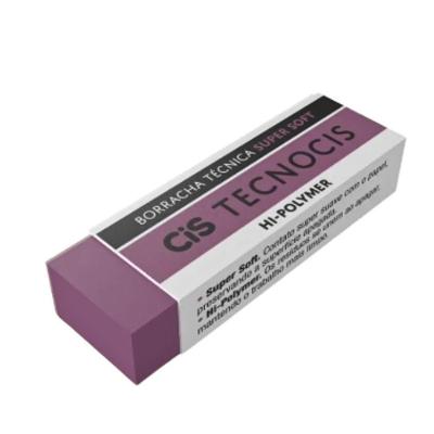 Borracha Técnica CIS Soft Touch em hi-polymer para Apagar sem Danificar o Papel 1 Unidade Roxo