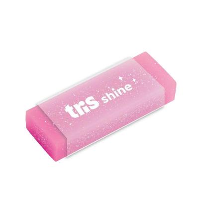 Borracha Tris Shine Cores com Textura Super Macia em ECO PVC Não Tóxica Rosa