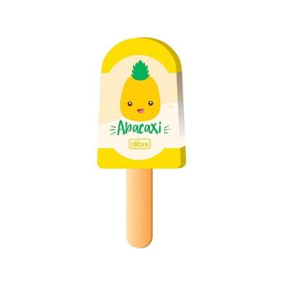 Borracha Tilibra Picolé Frutas com Aroma Macia Não Tóxica 1 Unidade Amarelo