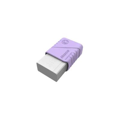 Borracha Mercur TR 18 com Capa Protetora Tons Pastel para Uso Escolar e Profissional Lilás