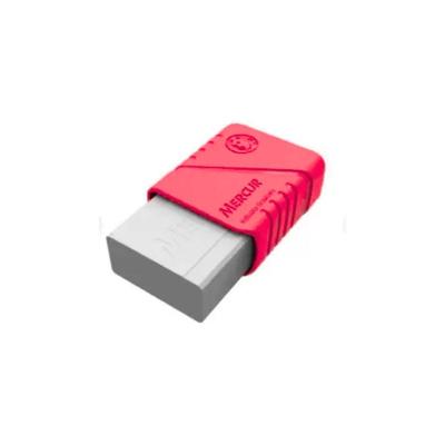 Borracha Mercur TR 18 com Capa Protetora para Uso Escolar e Profissional Vermelho