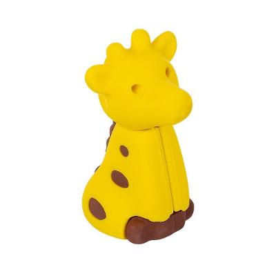 Borracha BRW Mini Animais Safari Girafa com Design Divertido, Compacta e Leve para Material Escolar