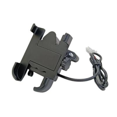 Suporte para Celular para Moto e Bicicleta OEM Compatível com Android e Iphone com Carregador USB