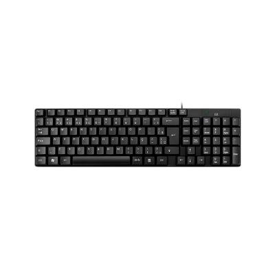 Teclado Basic Slim Laser Usb Preto Tc193