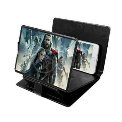 Lupa Ampliadora de Tela para Celular Smart Bracelet 3D Universal HD Portátil Dobrável Preta 01