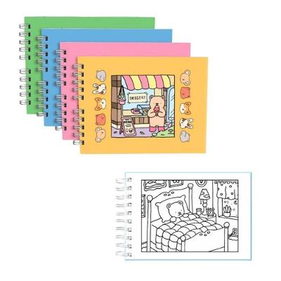 Livro para Colorir Top Rio Comercial 50 Folhas Capa Dura Wire-0 20x15cm Transparente