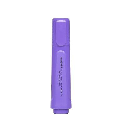 Caneta marca-texto Maxprint Ecowrite Hype com Ponta Chanfrada 5,0MM 1 Unidade Roxo