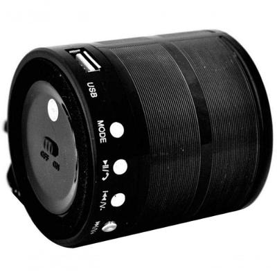 Caixa de Som Bluetooth Ws Estofados Ws-887 3W 2.1 com Usb Preto