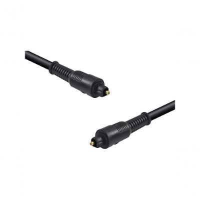 Cabo de Áudio Óptico Toslink Vinik ATC-10 para Som Digital em Fibra Óptica 10 METROS Preto