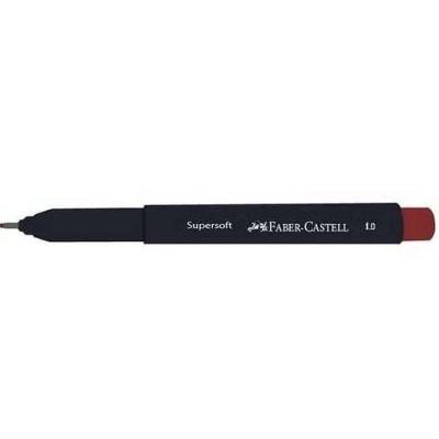 Caneta Faber-Castell Supersoft Pen 1.0 Ponta Média 1.0MM Escrita Macia 1 Unidade Rosa