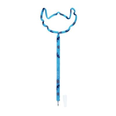 Caneta Esferográfica Molin do Brasil Face Azul 1.0MM Stitch Escrita Suave 1 Unidade Azul