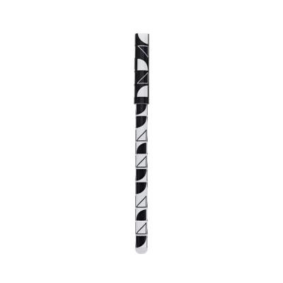 Caneta Esferográfica Molin do Brasil Black And White Love Estampa 4 com Ponta Fina e Tinta Preto