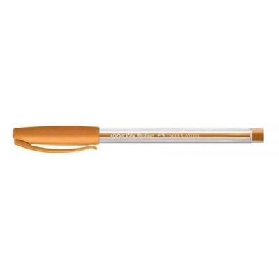 Caneta Esferográfica Faber-Castell Trilux Ponta Fina 1.0 mm com 3 Cores em um Único Produto Dourado
